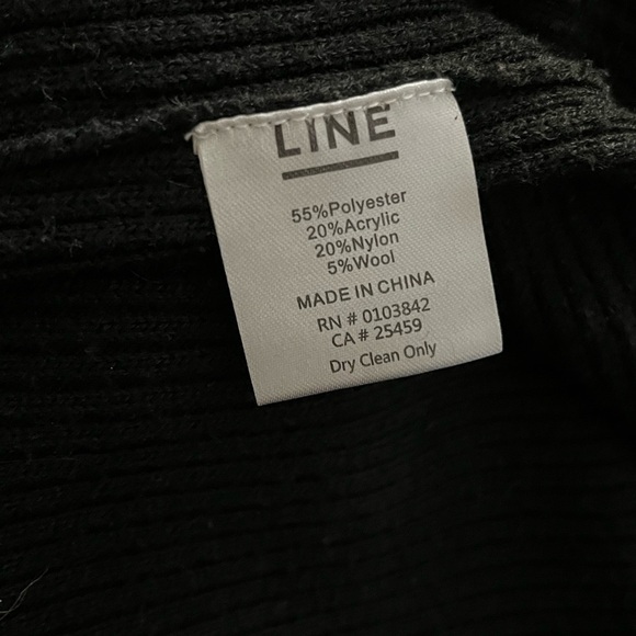 LINE ribbed v-neck knit dress - Picture 5 of 6